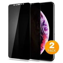 Magim 2 Упаковка, закаленное стекло для iPhone 11 Pro XR XS MAX, полное покрытие, Защитная пленка для iPhone 7 8 Plus X, антишпионский экран