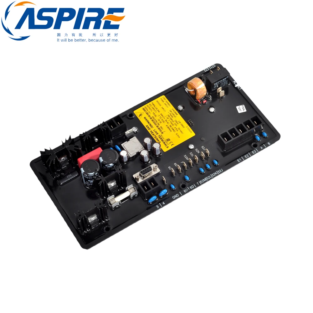 Цифровой автоматический регулятор напряжения Aspire AVR DVR2000E для генератора