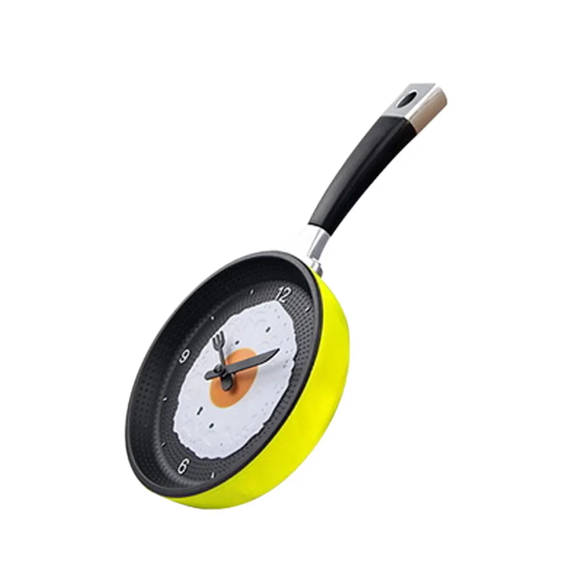 Лучший прекрасный дизайн сковорода для жарки часы пластиковые Кухонные настенные часы для украшения дома кварцевые часы Horloge Murale
