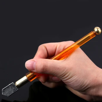 

1pcs Brand Anti-Slip Handle Oil Filled Hard Alloy Glass Cutter DIY Tile Mirror Cutting Knife Craft Tool for 6mm-12mm glass