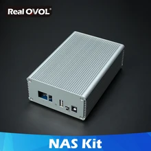 RealQvol Friendlyarm комплект NAS в виде ракушки для NanoPi NEO/NEO2/PLUS2 Алюминий чехол OpenMediaVault Ready NanoPi NEO/NEO2 Применение