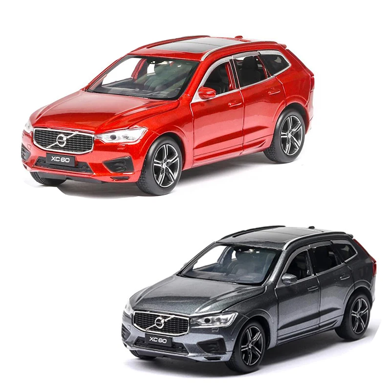 

2019 Hot Sale 1:32 Scale Diecast Toy Model Vehicle XC60 Wagon Sound Light Car Pull Back Educational Collection Kids Gift V031