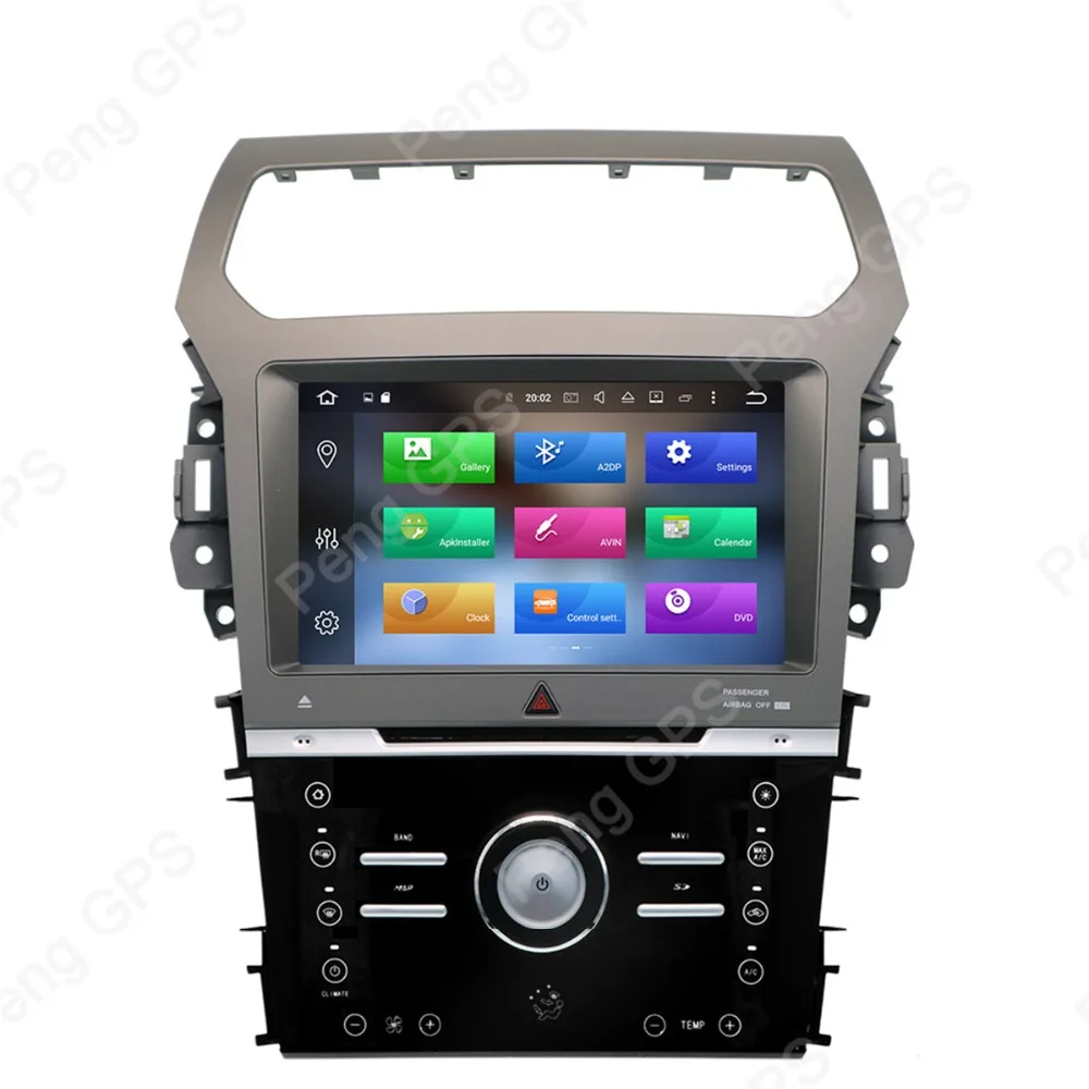 Top 9 inch Octa Core Android 8.0 Car GPS Navigation CD DVD Player for Ford Explorer 2011-2016 IPS Screen Two Din Radio Auto Headunit 5