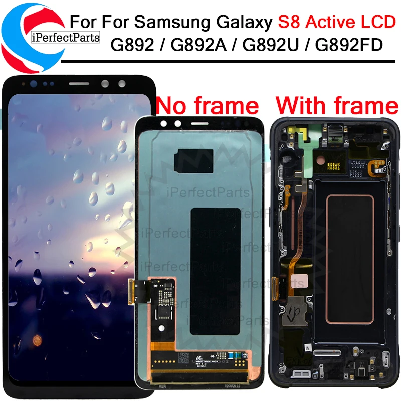 Amoled дисплей для Samsung Galaxy s8 активный ЖК дигитайзер сенсорного экрана в сборе