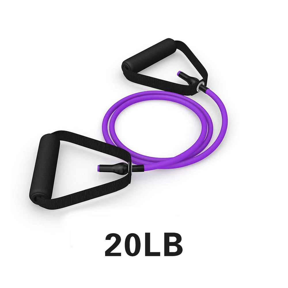 Purple 120 см, тянущаяся веревка для йоги, эластичные резинки для фитнеса, веревка, резинки для тренажеров, экспандер для упражнений, пробки для тренировок - Цвет: Purple