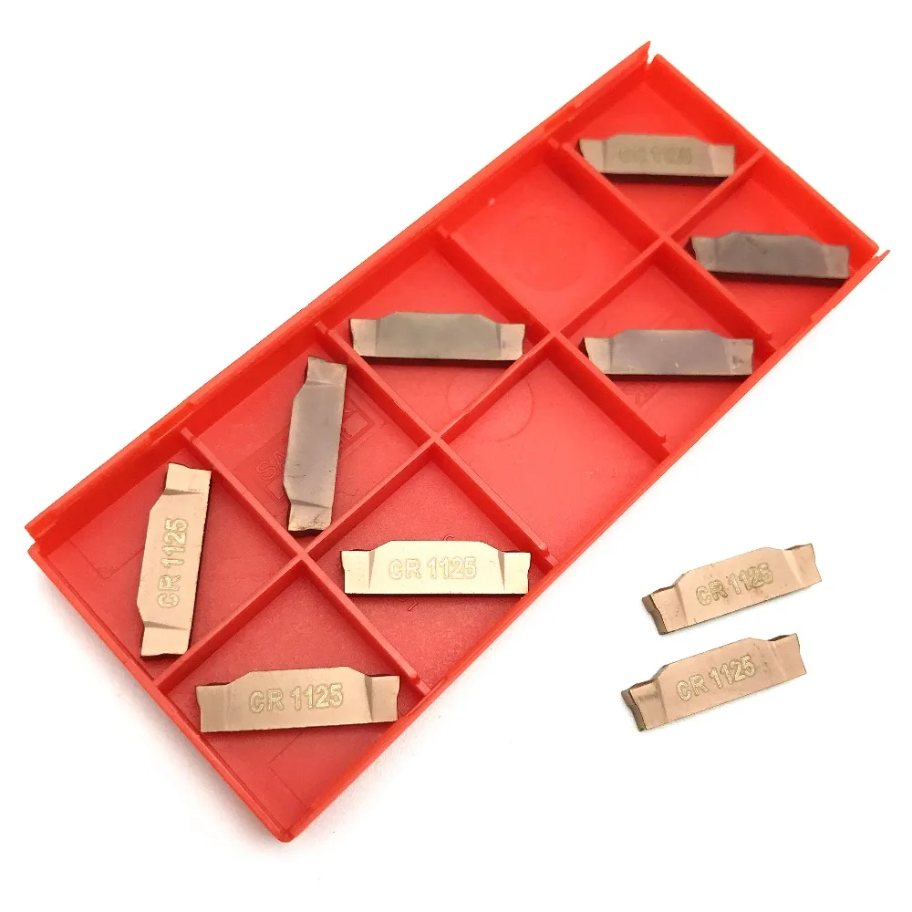 N123G2 0300 0003 CR 1125 grooving carbide inserts N123G2 lathe cutter turning tool Parting and grooving tool