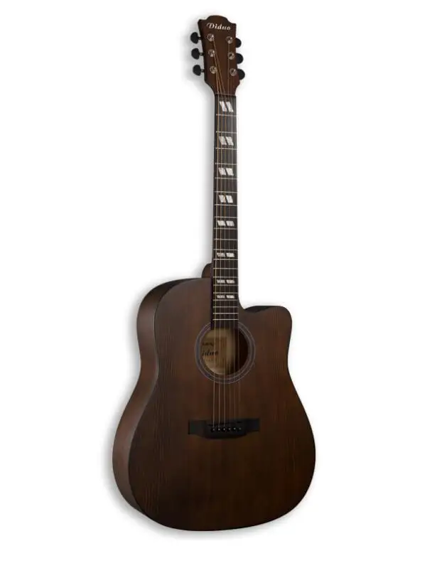 

41 inch folk acoustic guitar spruce Nanyang wood missing corner guitar rub color mid-range guitar wholesale free shipping