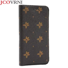 

JCOVRNI For iPhone 7 8 luxury Magnetic mobile wallet case for iPhoneXS XR 7 8 plus flip bracket mobile phone case bag coque