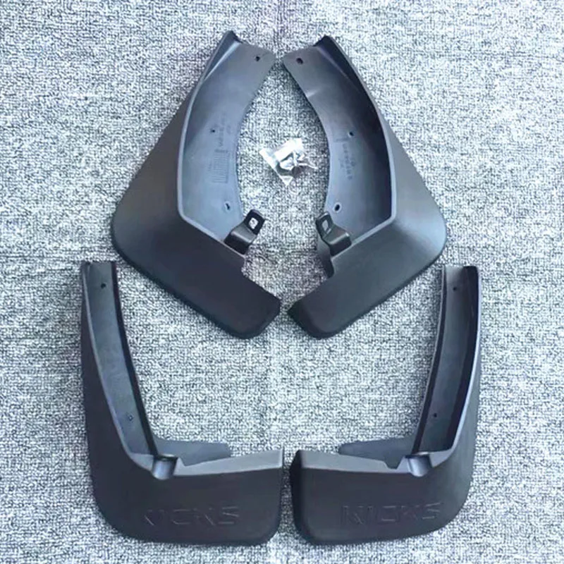 

Free Shipping High Quality ABS Plastics Automobile Fender Mudguards Mud Flaps For 2017 Nissan Kicks