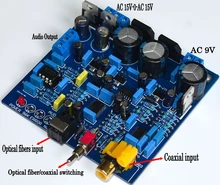 AK4396 + CS8416 DAC Decoder Digitale 24bit 192 khz Coassiale Fibra Ottica di Ingresso Del Segnale Audio Stereo Analogico di Uscita Per Amplificatore PC TV