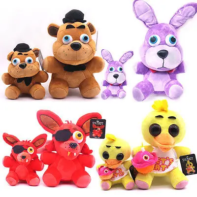 Five Nights at Freddy Фигурки игрушки Фредди FNAF медведь и кролик собака Juguetes Мягкие