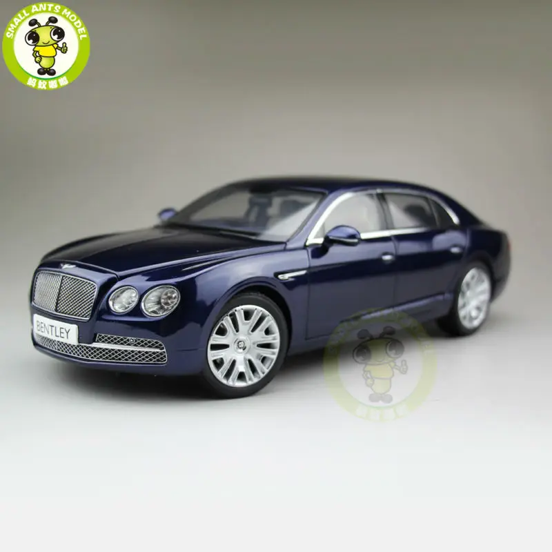1 18 Bentley Flying Spur W12 Onyx Kyosho 08891NX Diecast Model Car Blue