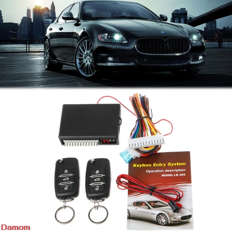 

Universal Car Remote Control Central Kit Door Lock Locking Keyless Entry System Car Alarm Security