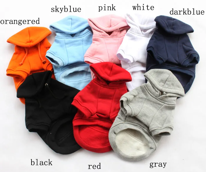 

Pet clothes dachshund monochrome hooded fleece sausage autumn and winter dog clothes 0607