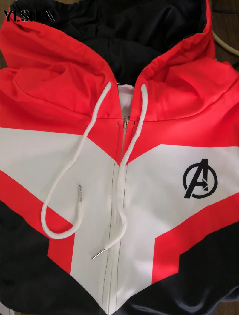 Adult Kids Avengers Endgame Hoodie Jacket Avengers Quantum Realm Sweatshirt Advanced Tech Cosplay Costume 3D Printed Casual Coat