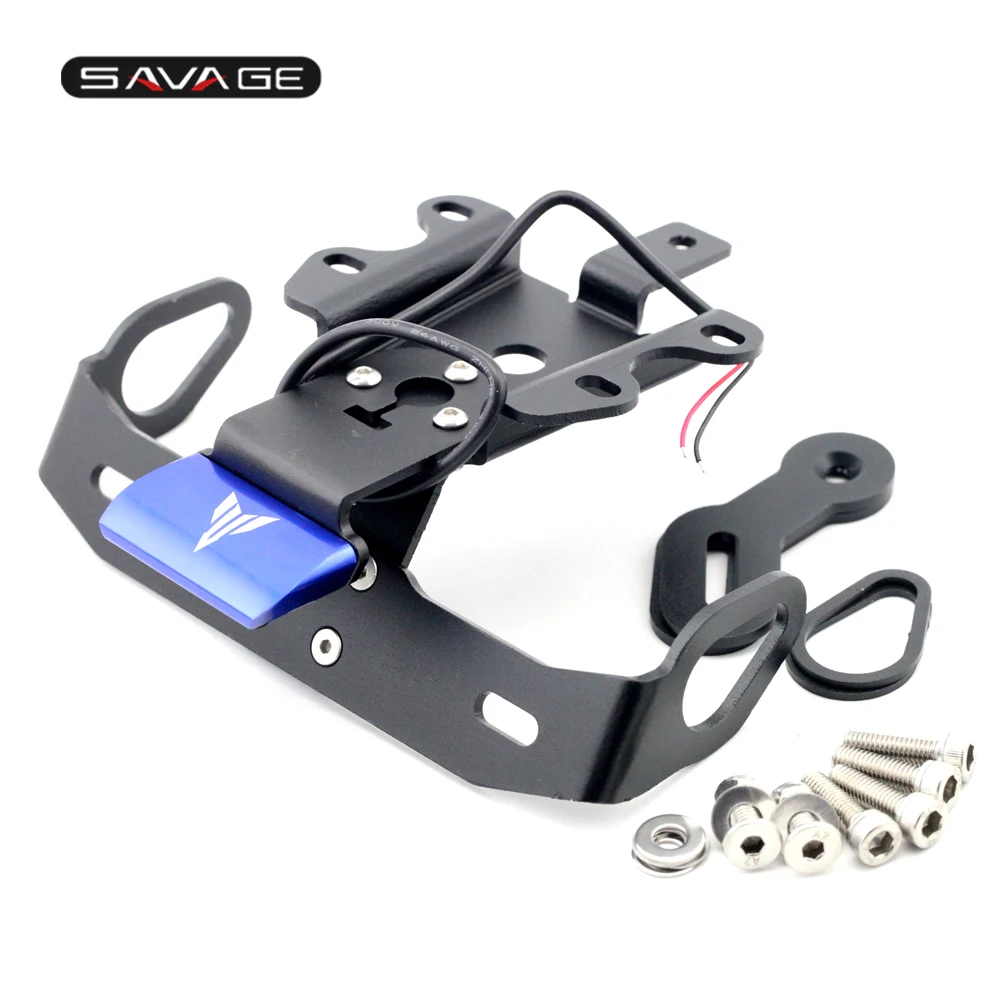 License Plate Holder LED Light For YAMAHA MT07 FZ07 MT 07 FZ 07 2014 15
