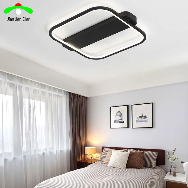 

jianjiandian Modern dimmable Minimalism high brightness LED Chandelier Creative Bedroom Living Room Ceiling Chandelier lighting