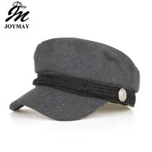 Joymay, военная шапка, зимние шапки для женщин, женская военная шапка, женская черная серая кепка, военная Кепка, Gorra Plana Milita BR025