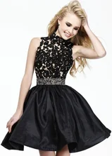 Mode schöne mädchen Neue sexy backless hochwertige spitze prinzessin rock zeigen gehostet ein geburtstagsgeschenk partei cocktail party kleid