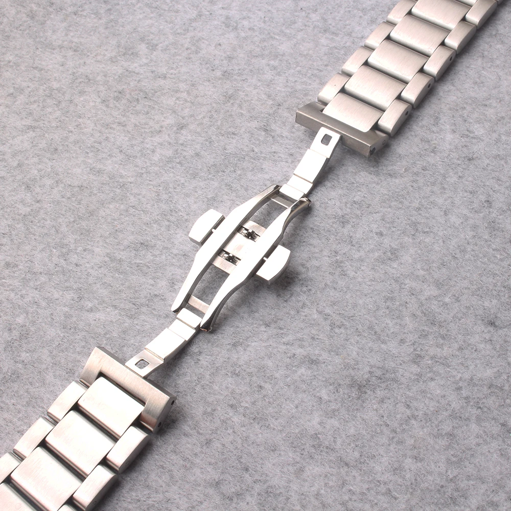 Ремешки для наручных часов мужские и женские из нержавеющей стали 22 мм|Ремешки
