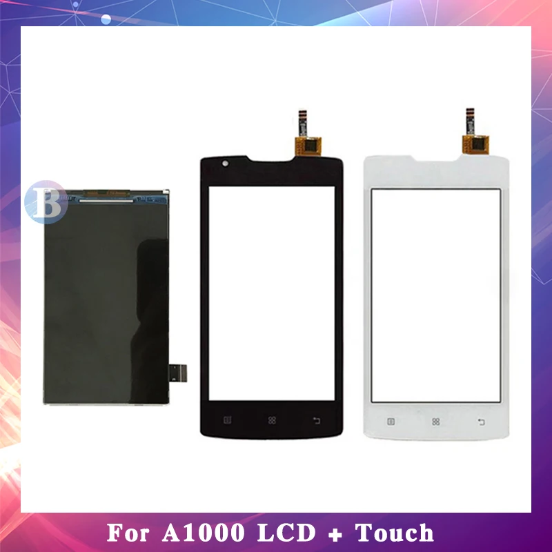 

4.0'' For Lenovo A1000 Lcd Display With Touch Screen Digitizer Sensor High Quality