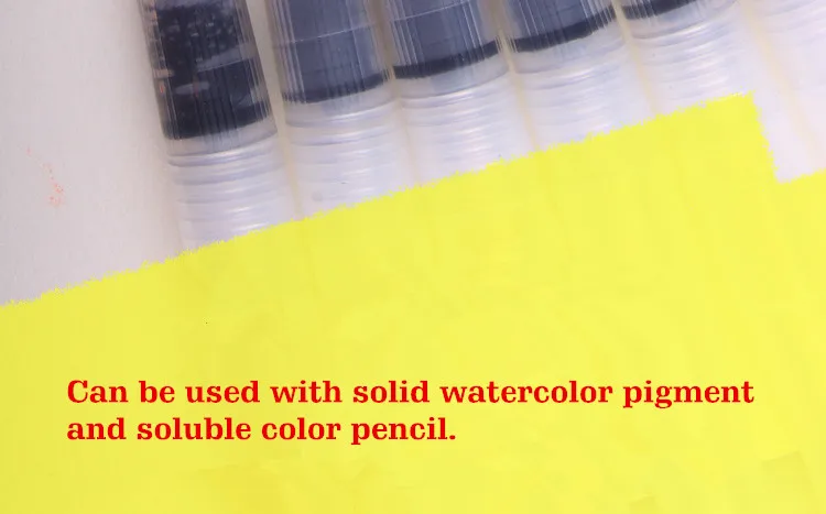 3 шт/набор акварельных круглых мягких кистей, акварельный маркер, ручка для однотонной акварельной живописи, офисные стационарные товары для рукоделия
