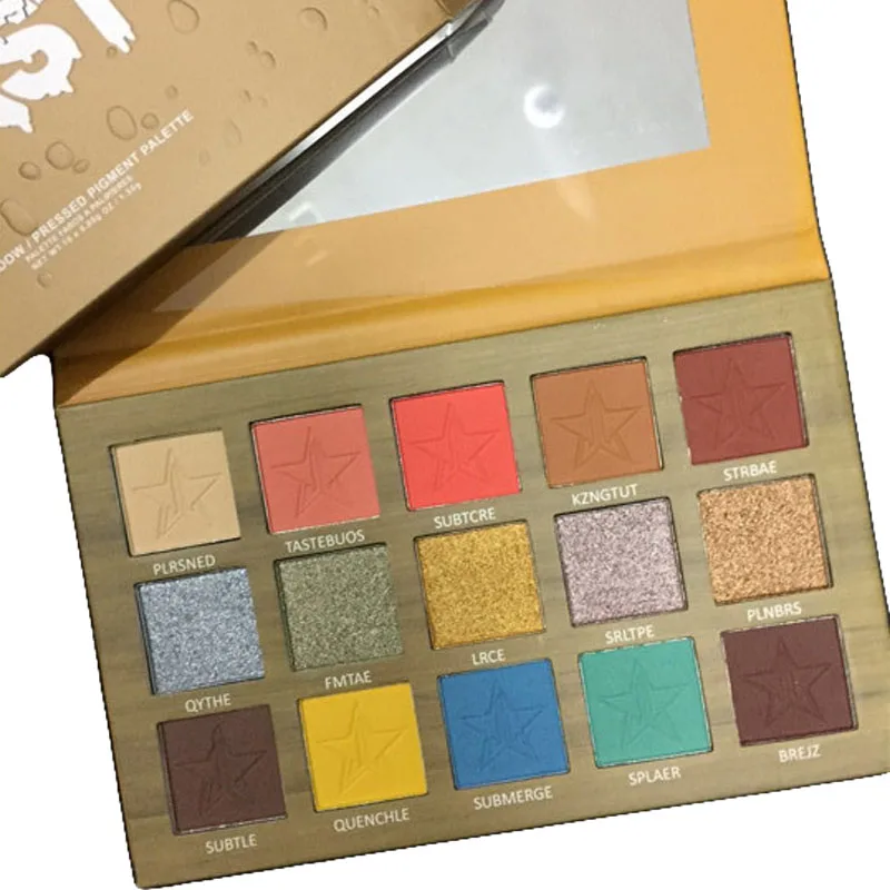 

New Five-pointed Star 15 Color Flash Matte Eyeshadow Smoke Makeup Palette Long-lasting Nude Color Shadow for Eyebrow Cosmetics