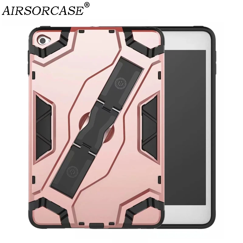 

7.9'' for Apple iPad mini 4 Tablet Case for iPad mini4 Protective Cover Hard PC & Soft TPU Hybrid Armor Kickstand Back Cover