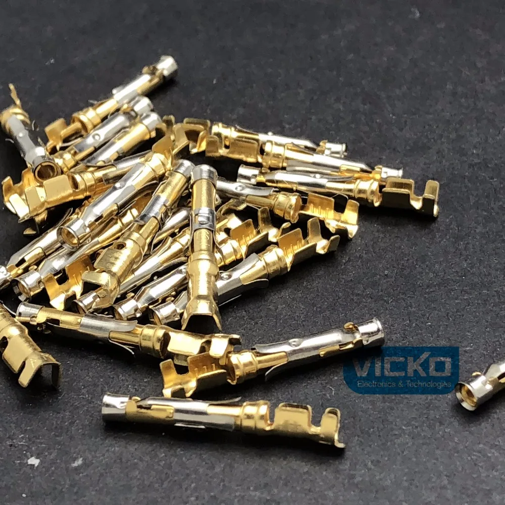 [VK] 66101-4 Pin& Socket Connectors GOLD SOCKET 18-16 Female
