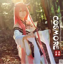 Nuevo anime fecha a live kotori itsuka cosplay de halloween cos ropa kimono conjunto completo 4en1 genio (vestidos + headwear + streamer + correa)