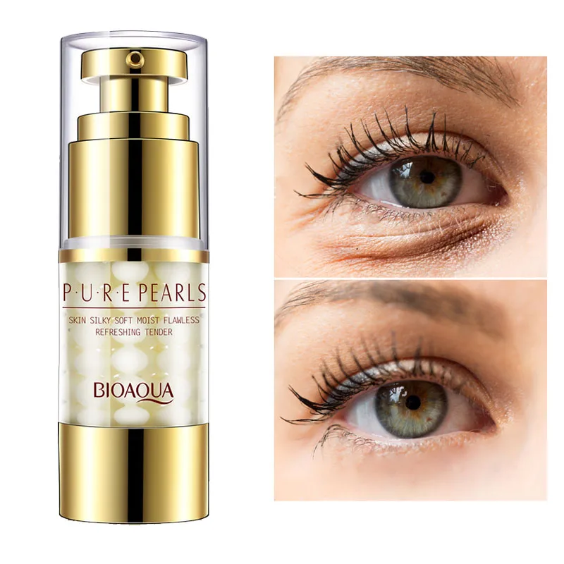 

Anti Wrinkle Cream For Eyes Drops Dark Circles Bags Ageless Against Puffiness Gold Collagen Eye Serum Skin Care Pearl Essence LQ
