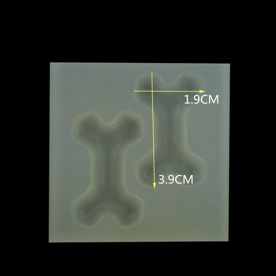 1 шт. кости собачья табличка Подвеска DIY силиконовая высушенная форма цветок ювелирные изделия аксессуары инструменты оборудования смолы