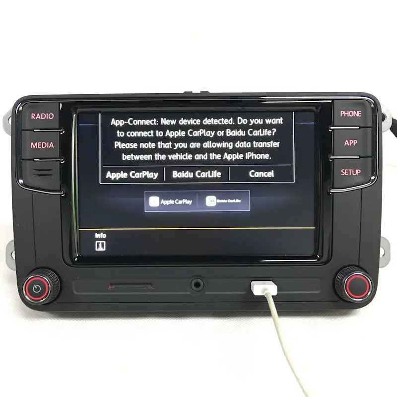 Радиоприемник RCD330G CarPlay RCD330 Plus для VW Tiguan Golf 5 6 Jetta MK5 MK6 Passat Polo Touran 6RD035187B 6RD 035