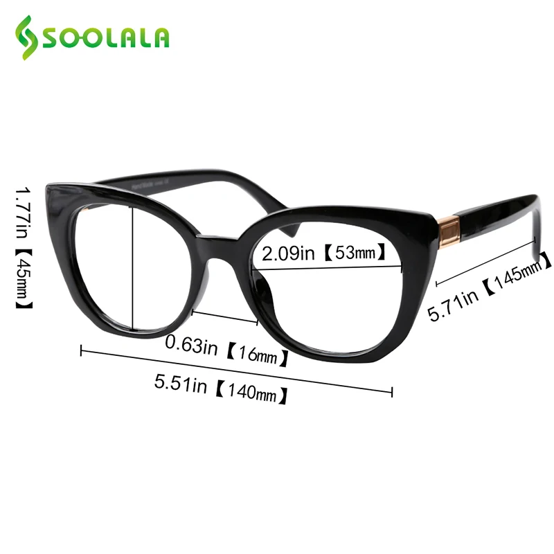 SOOLALA, оправа для очков, близорукость, оптические прозрачные линзы, фотохромные очки для глаз, оправа для мужчин и женщин, кошачий глаз, анти-синие компьютерные очки