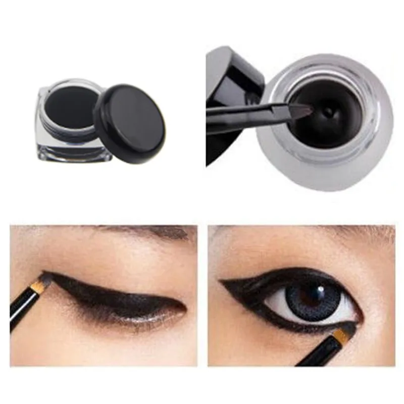 

Eye Liner Waterproof Gel liner Cream Smudge-proof Cosmetics Set Kit in Makeup for Party Swimming Maquiagem