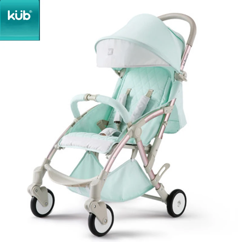 KUB stroller baby stroller lightweight folding seated reclining child four-wheel suspension umbrella car KUB stroller baby stroller lightweight folding seated reclining child four-wheel suspension umbrella car