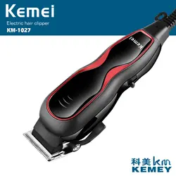 Kemei Professional машинка для стрижки волос Электрический триммер для волос мощный станок для бритья волос триммер для бороды с 4 ограничивающие