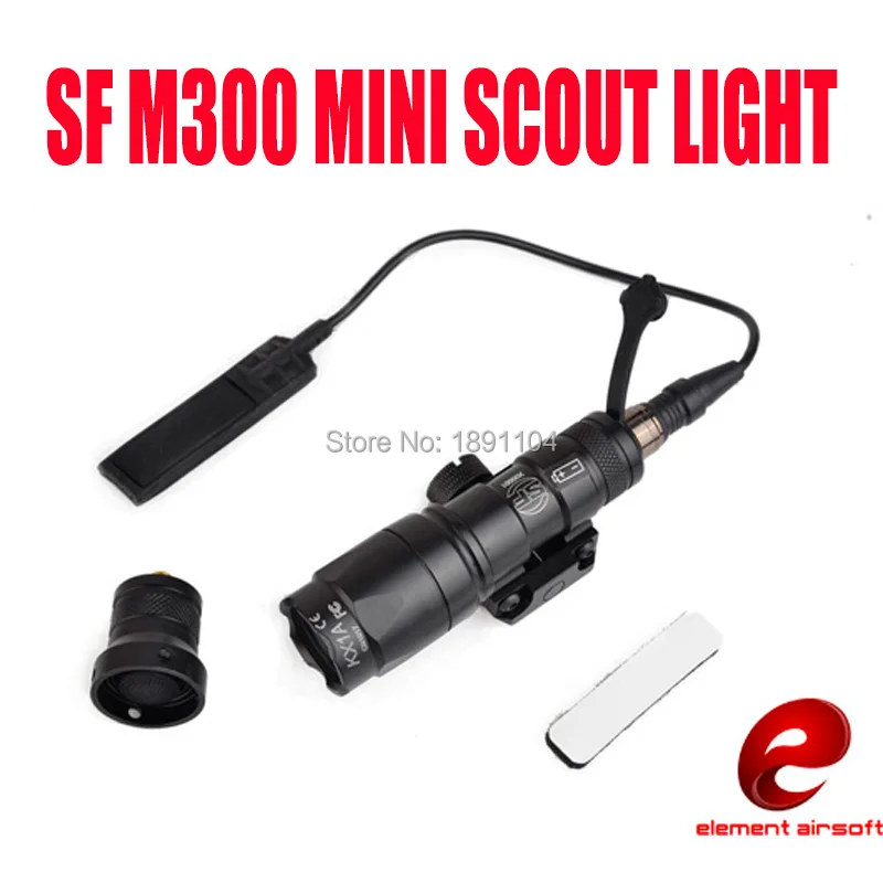 

Element SF M300A MINI SCOUT LIGHT LED M300 Flashlight For Hunting (EX 191)