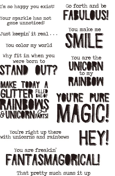 

Letter/Transparent Clear Stamps for DIY Scrapbooking/Card Making/Kids Christmas Fun Decoration Supplies