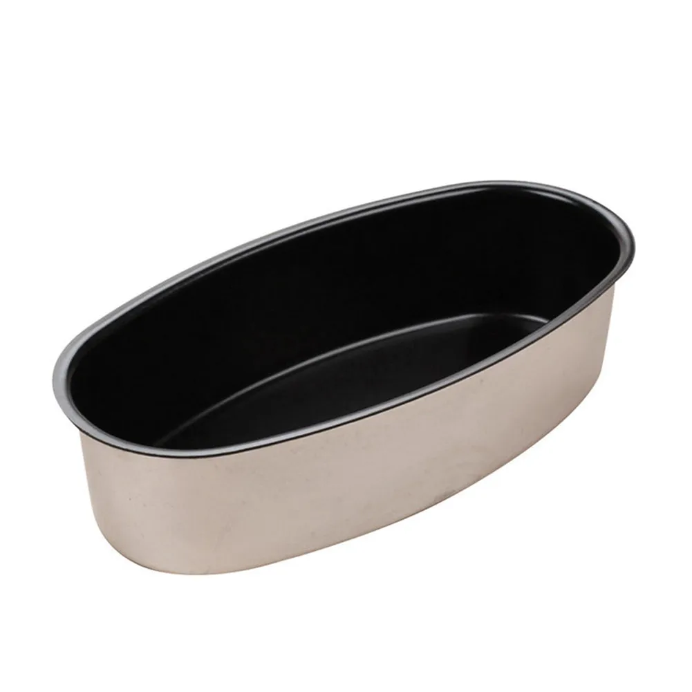 

Non-stick Cheese Cake Pan Molds Chiffon Cakes Bread Making Mold Aluminum Alloy Baking Moulds Kitchen Tools Oval Shape