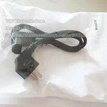 Nchtek Европейский 3Pin штекер для IEC 320 C13 вниз под углом Профессиональный адаптор AC Мощность кабель с адаптером для настенное крепление для ТВ/ /5 шт