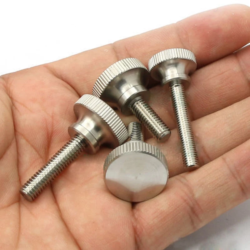 M2 M2.5 M3 High head knurling Screw Stainless Steel GB834 Adjust Screws Boltsscrew bolt