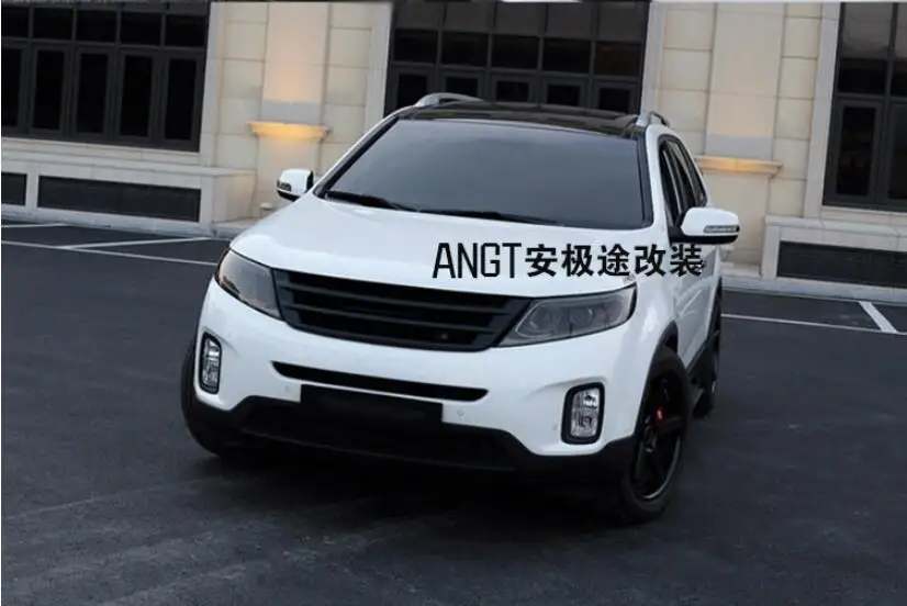 Высококачественная Автомобильная Решетка переднего бампера ABS BLACK UNPAINT для гонок