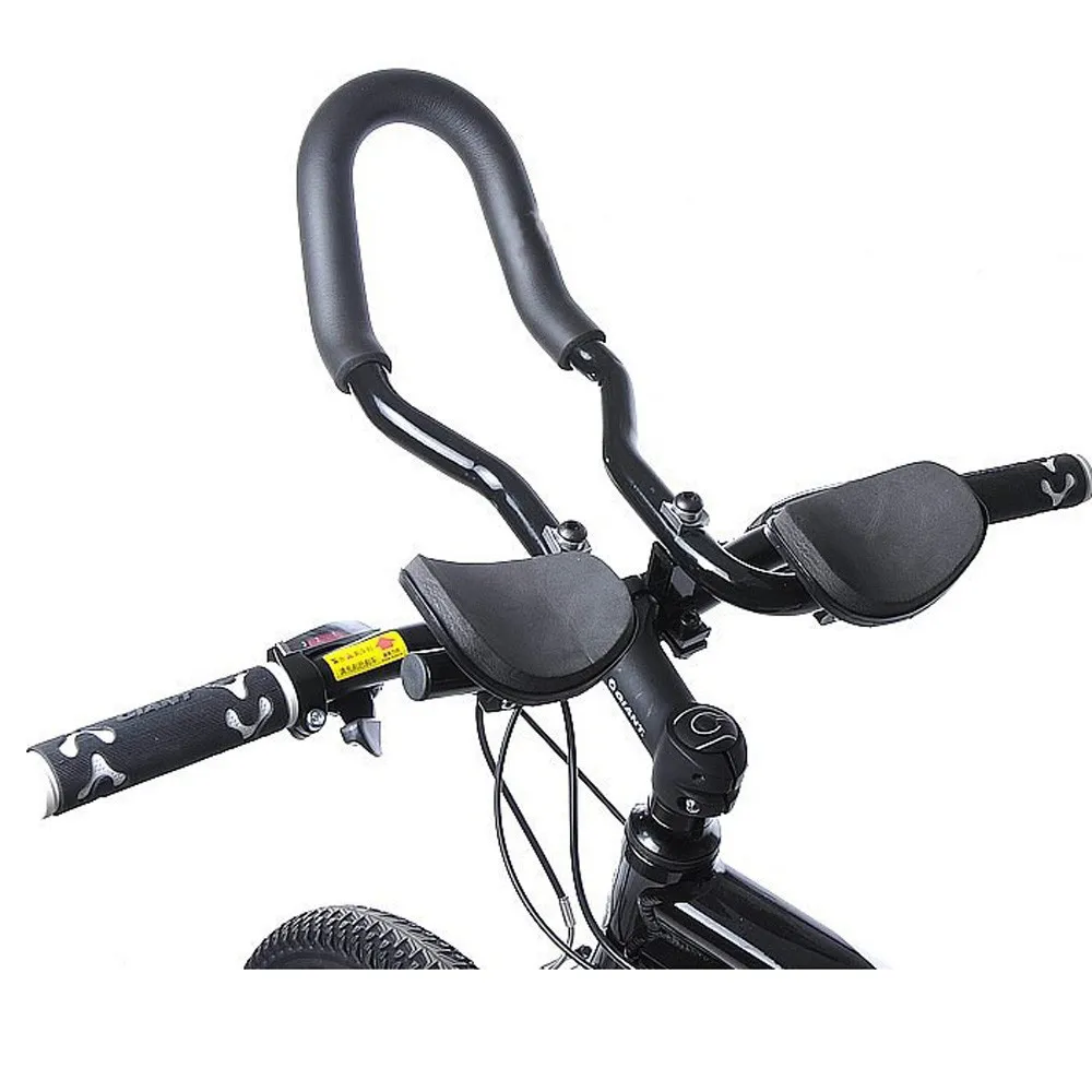 Bike Bicycle MTB Aluminum Triathlon Aero Rest Bar Relaxation Handlebar U Type Cycling Accessories Front Tube #3S26 (1)