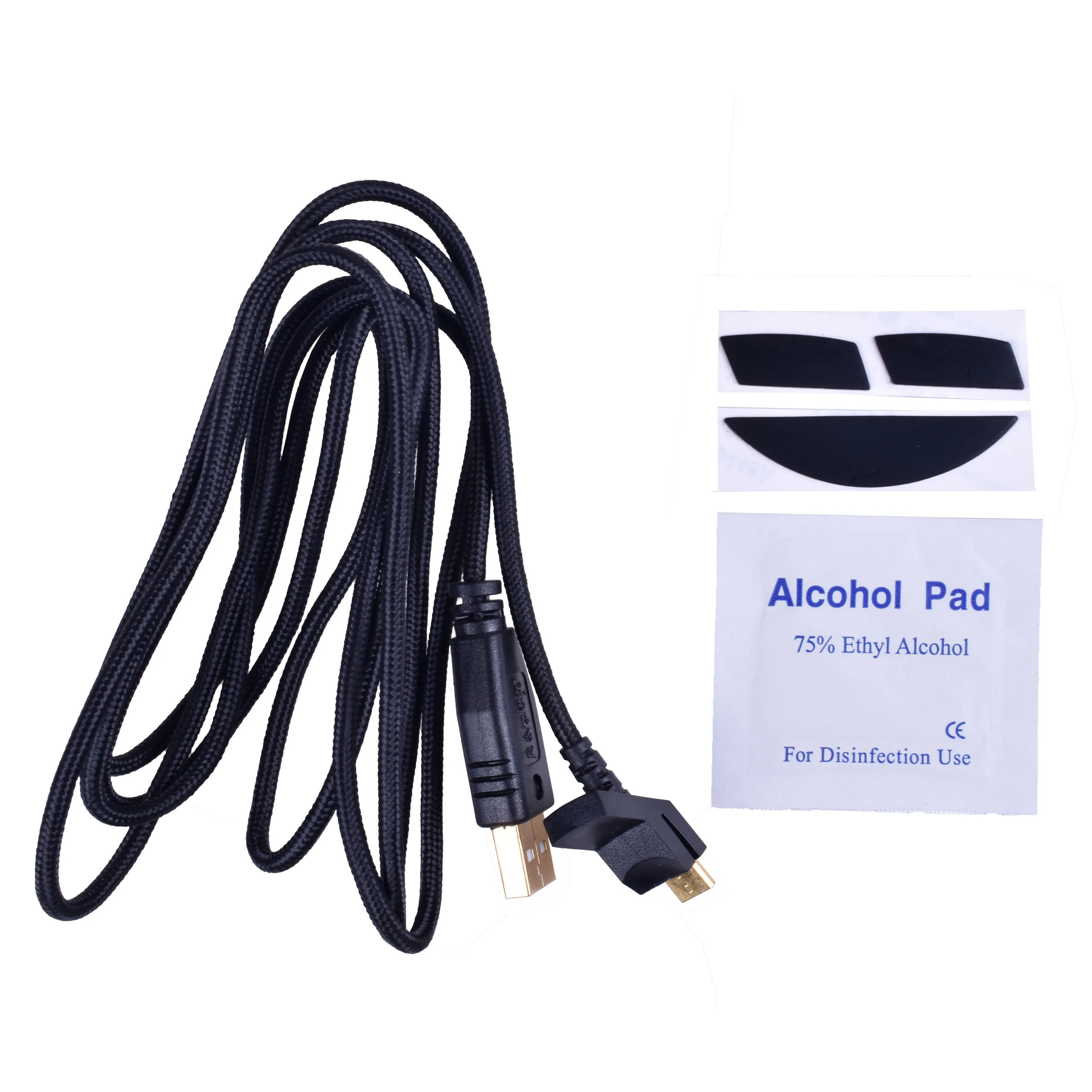 

New USB Mouse Line Cable Replacement+Feet for Razer Mamba 5G Chroma Gaming Mice
