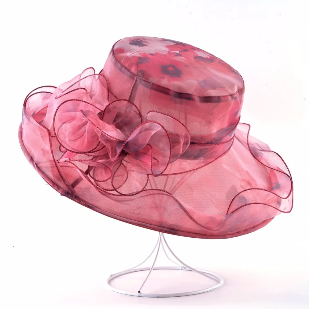 المرأة الصيف الشمس قبعة الأورجانزا زهرة كنتاكي ديربي القبعات السيدات واسعة حافة الشمس حماية شاطئ كاب الإناث أنيقة دلو قبعات المرأة الصيف الشمس قبعة الأورجانزا زهرة كنتاكي ديربي القبعات السيدات واسعة حافة الشمس حماية شاطئ كاب الإناث أنيقة دلو قبعات