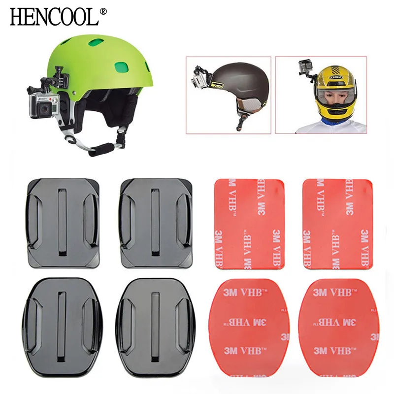 

For Gopro Mount 4 PCS Flat Curved Mount 3M Adhesive for GoPro Hero 5 4 3 3+ Xiaomi Yi SJ4000 SJ5000 Action Camera Accessories