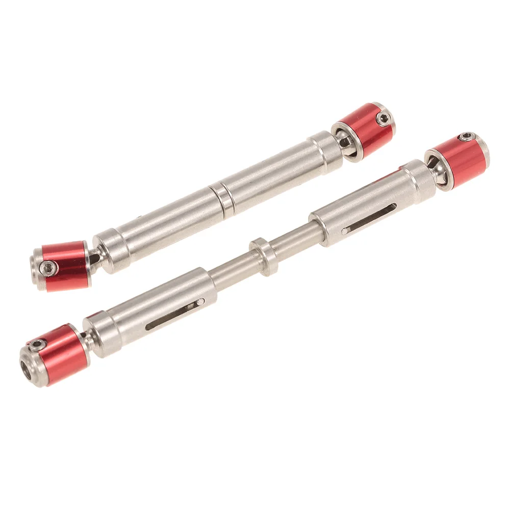 2Pcs 1:10 RC Stainless Steel Centre Drive Shaft For 1//10 RC Rock Crawler Axial SCX10 RC-4WD D90 Redcat Gen7 //Pro TAMIYA CC01,Etc.