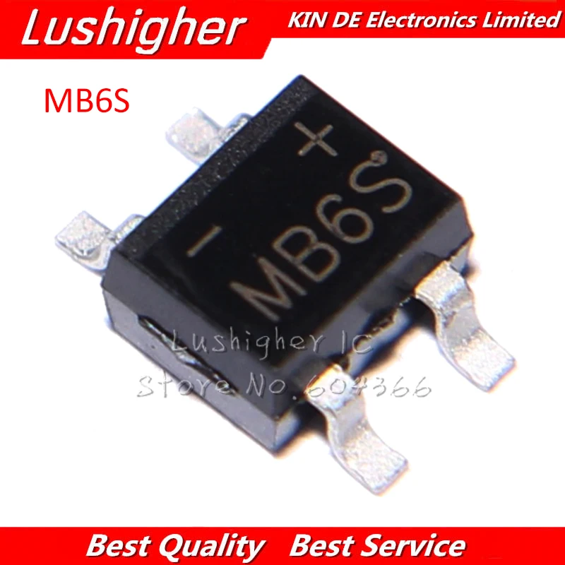 1000 шт MB6S SMD 600 A в однофазная фотовспышка 4 | Электронные компоненты и