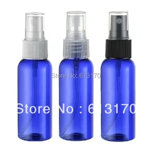 50 мл синий пустые бутылки спрей 50cc ПЭТ флакон духов пластиковые распылить флаконы путешествий многоразового туман контейнеры